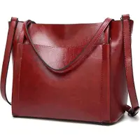 Sonstiges Coolives Femme Cuir synthétique Shopper Sac à main épaule Seau Sac à bandoulière