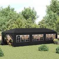 Prolenta Maison Exclusive - Tente de réception 3 x 9 m, anthracite