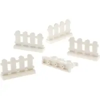 LEGO 5x Clôture 1x4x2 blanc Jardin Lattes Clôture Set 3315 10196 75824 33303