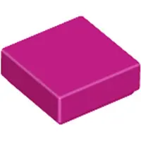 LEGO 1x1 tuiles 3070 - 250 pièces magenta