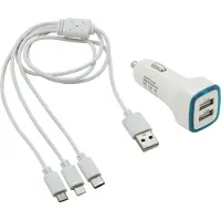Compass Nabíjeka telefonu USB 3in1 (micro USB, iPhone, USB C)