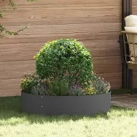 Prolenta Maison Exclusive - Ensemble de 5 pots pour plantes, couleur noire, dimensions 80 x 80 x 20 cm, en acier laminé à froid