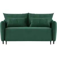 Wintech Dwuosobowa sofa rozkładana Zoya-Velluto 10-black