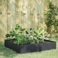 Prolenta Maison Exclusive - Potager surélevé anthracite 100x100x33,5 cm en acier