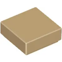 LEGO 250 pièces , pièce c. 3070, beige foncé (dark tan)
