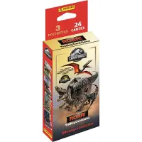 Panini Blister Jurassic World 4 TCG, 3 Pochettes, 24 Cartes