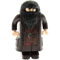 LEGO 1x Minifigure Harry Potter Rubeus Hagrid brun foncé 10217 4738 4865 hp111