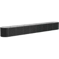 Syfax Lit surélevé de jardin Acier galvanisé Anthracite