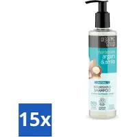 Organic - Shampooing soin naturel - Argan Hair & Amla - Régénérant et nourrissant - 280 ml - Pack avantage - 15 pièces