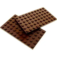 LEGO 2x plaque de construction 6x10 rouge marron plaque de base Star Wars 70751 7662 4225550 3033