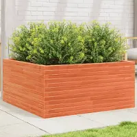 Prolenta Maison Exclusive - Jardinière cire marron 100x100x46 cm bois de pin massif