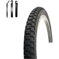 Maxxi4you 1 x pneu de vélo VEE Rubber V024 18" noir 47-355 (18 x 1,75) avec démonte-pneu