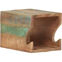 Syfax Support mural de vélos 35x25x25 cm Bois de récupération massif