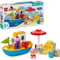 LEGO DUPLO Le Voyage en Bateau de Peppa Pig, Set de Jeu de Bain pour Tout-petits, Jeu de Construction, Motricité Fine