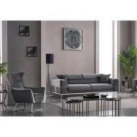 AEA Sofa Set 2 tlg Wohnzimmer Komplett Sofagarnitur 3+1 Sitzer Polster Möbel Textil