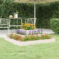Prolenta Maison Exclusive - Bac à plantes blanc 80x80x27 cm Bois massif Pin