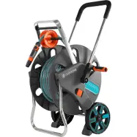 Gardena Dévidoir d'arrosage sur roues équipé Aquaroll L Easy