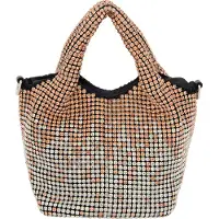FENIA Sac à main pour femme - champagne et argent, taille unique