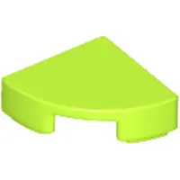 LEGO 1x1 Carreaux coin rond 25269 - 100 pièces Lime