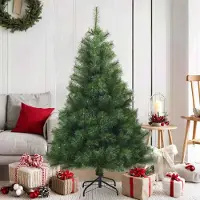 Prolenta Maison Exclusive - Sapin de Noël artificiel pliable vert 150 cm PVC, acier