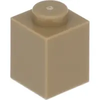 LEGO 250 pièces 3005 Brick 1x1 Part Basic Bricks 250 Beige foncé