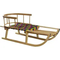 Master Luge en bois 90 cm avec parc