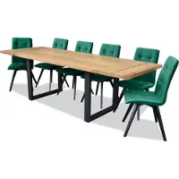Xl Moebel Gmbh Design Ess Zimmer Stuhl Set Metall Tische Sessel 6x Stühle Tisch Garnitur 7tlg.