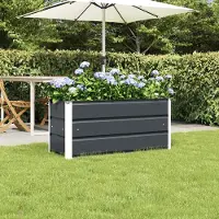 Prolenta Maison Exclusive - Bac à plantes anthracite 100 x 40 x 45 cm en acier