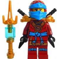 LEGO Ninjago : Minifigure Deepstone Nya mit Waffe aus dem Set 70751