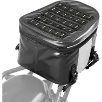 StarTech.com Sacoche arrière de moto - Sacoche de siège arrière/porte-bagages - Imperméable - Volume 28 L - Adaptation universelle - Boucles réglables - Avec poche extérieure - Noir