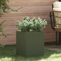 Prolenta Maison Exclusive - Jardinière Olive Vert 32 x 32 x 40 cm