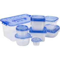 Excellent houseware JUMBO boîte alimentaire 27 pcs bleu KO-36200002020blue
