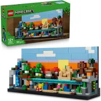 LEGO Minecraft Mini Biomes 21589, Jouet de Construction, 5 Biomes, 5 Microfigurines, Garçon ou Fille 12+ Ans