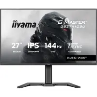 Iiyama Écran PC Gamer G-Master Black Hawk, 27 pouces, QHD, 144Hz, IPS, 1ms