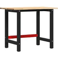 Syfax Établi 100x60x81,5 cm bois de chêne massif