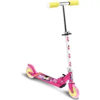 Disney Trottinette Pliable 2 Roues Minnie Mouse, Ajustable, Roulements ABEC 5, Roues PVC 120mm
