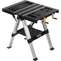KRAFT&DELE Table de travail pliante 82×81,5×62,5 cm, avec pince - KD11870