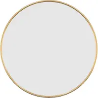 Syfax Miroir mural Doré Ø 40 cm Rond