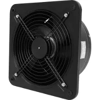 StarTech.com Ventilateur d'extraction 30 cm - Montage mural/au plafond - Silencieux - 220 V CA - Carré - Salle de bains/cuisine/WC - Noir