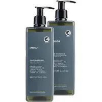 GFL ANYAH 2in1 Shampooing & Gel douche 2 × 480 ml - Nettoyant pour peau douce et cheveux forts, Ecolabel, doux & nourrissant - Non rechargeable