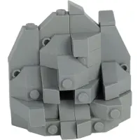 LEGO MOC Set de rochers - Eléments de rochers et de pierres compatibles pour des paysages de montagne & dioramas réalistes 1 set - Chaque mélange composé individuellement