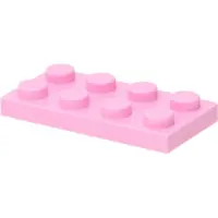 LEGO : 50 Plaques, Größe 2x4 Noppen in blassem Pink
