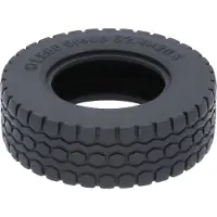 LEGO : 4 x roues de camion 62,4 x 20 mm