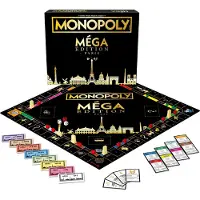 Winning Moves MONOPOLY Mega Paris – Jeu de société – GEWINNSPIELE – À partir de 8 ans