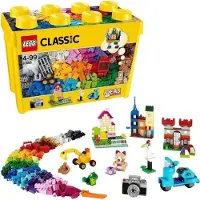 LEGO Classic Boîte de Briques créatives Deluxe, 790 pièces, Jeu de construction, 33 couleurs, Fenêtres et portes