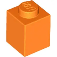LEGO 250 pièces , pièces n° 3005 en orange (orange)