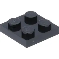 LEGO 2x2 plaques 3022 - 250 pièces noir