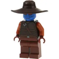 LEGO 1x minifigure Star Wars Clone Wars Cad Bane chapeau marron foncé 75024 61507 sw0497
