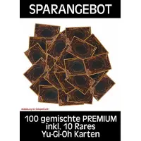 Konami 100 cartes PREMIUM mélangées, y compris 10 cartes Rares Yu-Gi-Oh