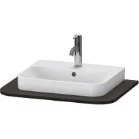 Duravit Happy D.2 Plus Console HP031B, 650x480 mm, 1 découpe, pour lavabo HP4940, HP4960, HP031B06969